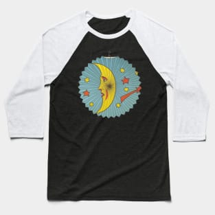 Crescent Moons and Stars Changing Seasons Transformation Baseball T-Shirt